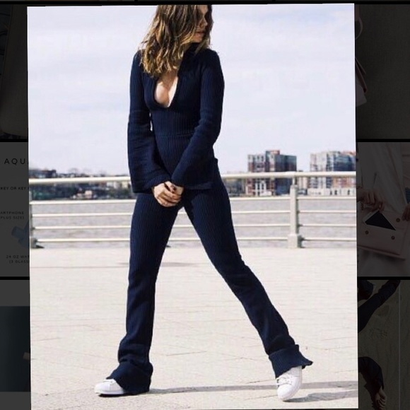 @jenneskens Navy Jumpsuit S Like Alexander Wang - Picture 3 of 3
